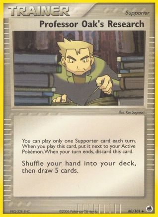 Professor Oak's Research (80) [Dragon Frontiers] Reverse Holofoil