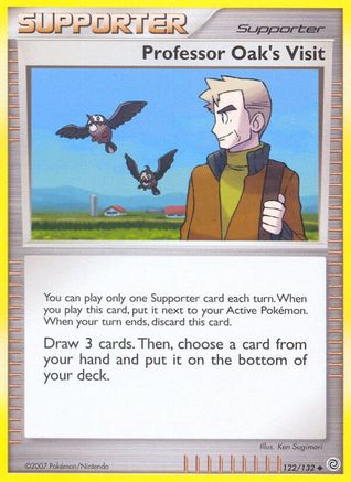 Professor Oak's Visit (122) [Secret Wonders] Reverse Holofoil