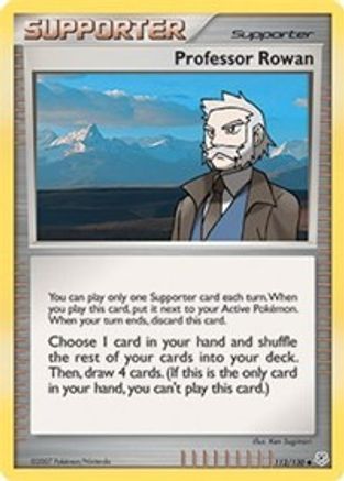 Professor Rowan (112) [Diamond and Pearl] Reverse Holofoil