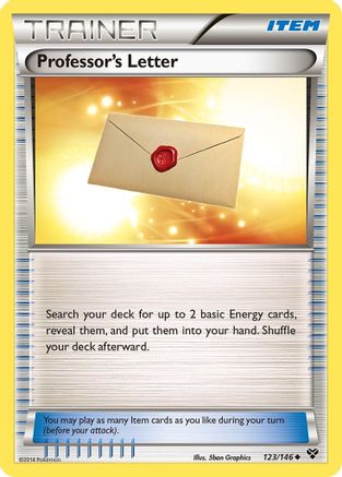 Professor's Letter (123) [XY Base Set]