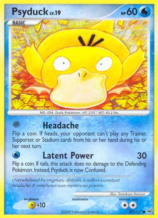 Psyduck (87) [Platinum] Reverse Holofoil