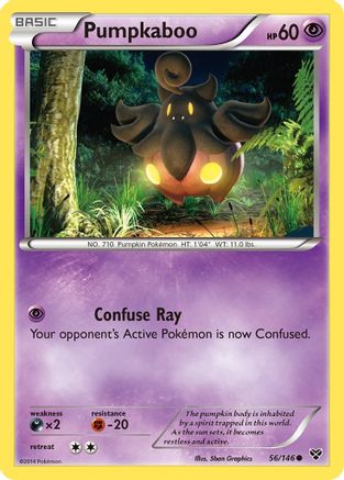 Pumpkaboo (56) [XY Base Set] Reverse Holofoil