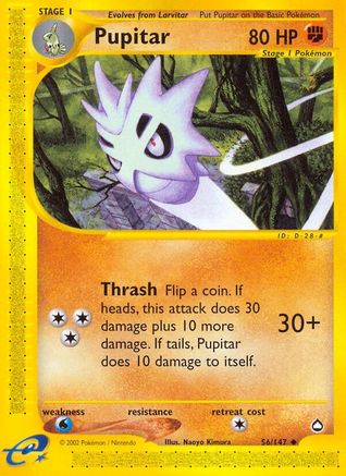 Pupitar (56) [Aquapolis] Reverse Holofoil