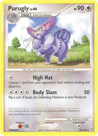 Purugly (36) [Diamond and Pearl] Reverse Holofoil