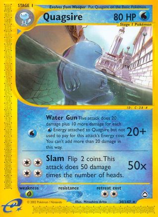 Quagsire (30) [Aquapolis] Reverse Holofoil