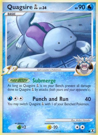 Quagsire GL (76) [Rising Rivals] Reverse Holofoil