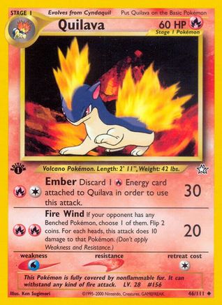 Quilava (46) (46) [Neo Genesis] 1st Edition