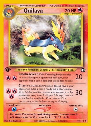 Quilava (47) (47) [Neo Genesis] 1st Edition