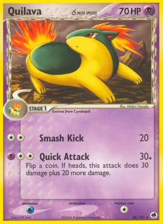 Quilava (Delta Species) (36) [Dragon Frontiers]
