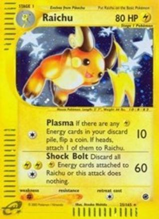 Raichu (25) (25) [Expedition] Reverse Holofoil