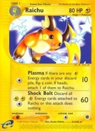Raichu (61) (61) [Expedition] Reverse Holofoil