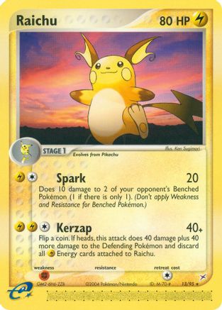 Raichu (13) [Team Magma vs Team Aqua]