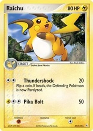 Raichu (51) [Holon Phantoms] Reverse Holofoil