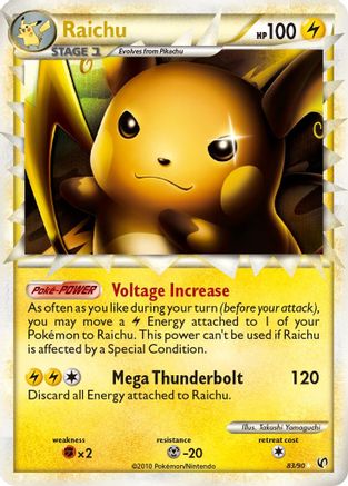 Raichu (Prime) (83) [Undaunted] Holofoil