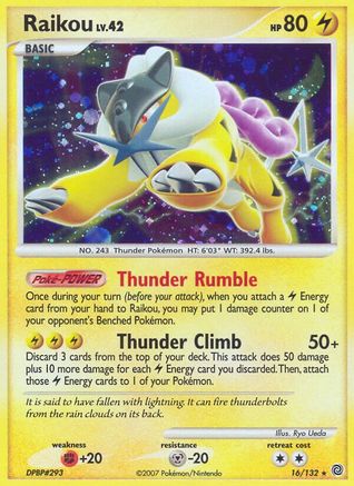 Raikou (16) [Secret Wonders] Holofoil