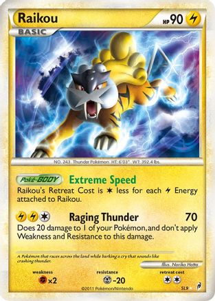 Raikou (Shiny) (SL9) [Call of Legends] Holofoil