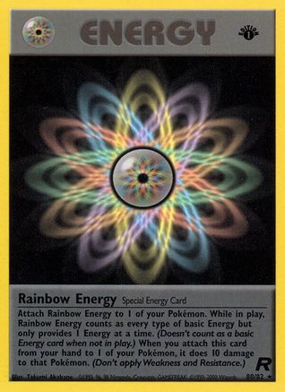 Rainbow Energy (80) (80) [Team Rocket] Unlimited