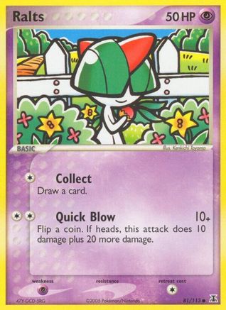 Ralts (81) [Delta Species] Reverse Holofoil