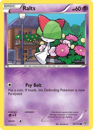 Ralts (59) [Plasma Storm] Reverse Holofoil