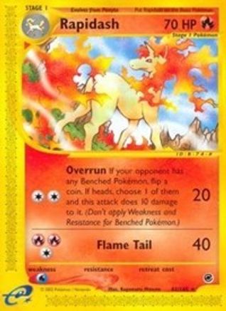Rapidash (62) (62) [Expedition] Reverse Holofoil