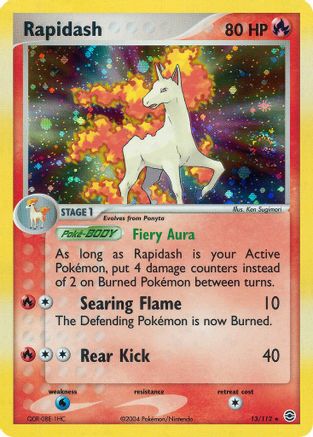 Rapidash (13) [FireRed & LeafGreen] Reverse Holofoil