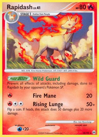 Rapidash (28) (28) [Arceus] Reverse Holofoil