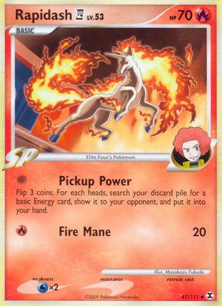 Rapidash E4 (47) [Rising Rivals]