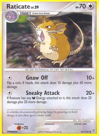 Raticate (61) [Secret Wonders] Reverse Holofoil