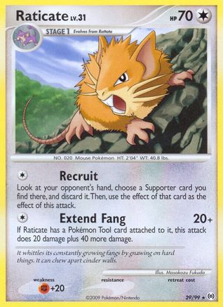 Raticate (29) [Arceus] Reverse Holofoil