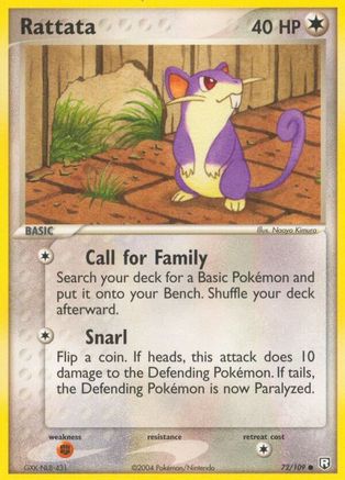 Rattata - 072/109 (72) [Team Rocket Returns] Reverse Holofoil