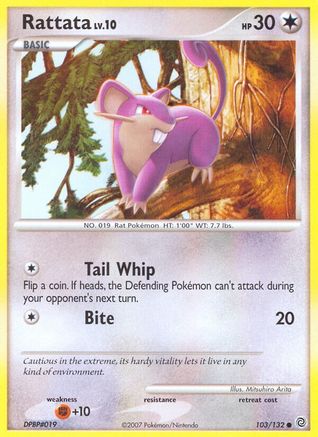 Rattata (103) [Secret Wonders] Reverse Holofoil
