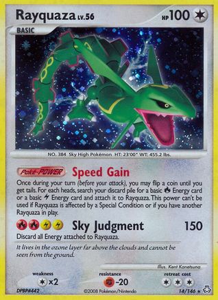 Rayquaza (14) [Legends Awakened] Reverse Holofoil