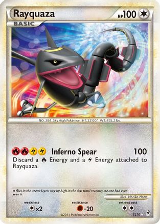 Rayquaza (Shiny) (SL10) [Call of Legends] Holofoil