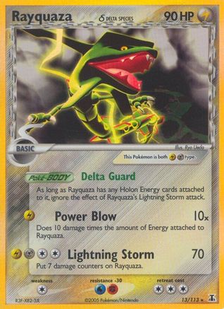 Rayquaza (Delta Species) (13) [Delta Species] Reverse Holofoil