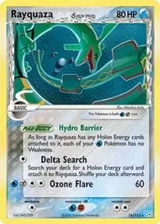 Rayquaza - 016/110 (Delta Species) (16) [Holon Phantoms] Reverse Holofoil