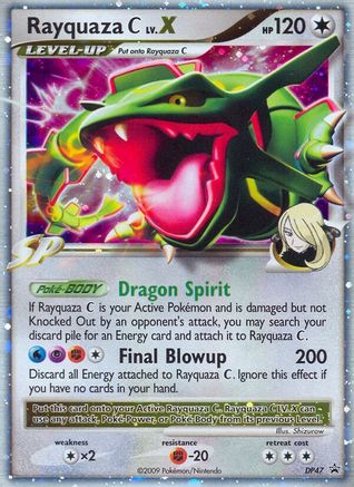 Rayquaza C LV.X - DP47 (DP47) [Diamond and Pearl Promos] Holofoil