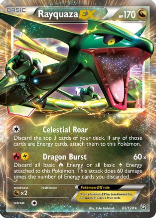 Rayquaza EX (85) [Dragons Exalted] Holofoil