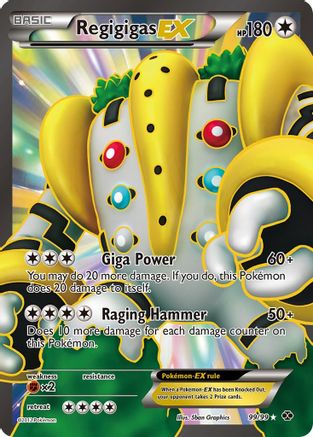 Regigigas EX (99 Full Art) (99) [Next Destinies] Holofoil