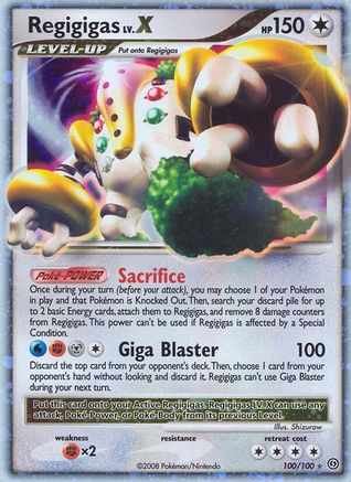 Regigigas LV.X (100) [Stormfront] Holofoil