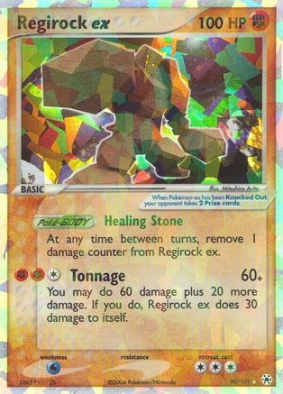 Regirock ex (98) [Hidden Legends] Holofoil