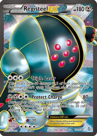 Registeel EX (122 Full Art) (122) [Dragons Exalted] Holofoil