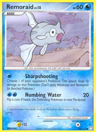 Remoraid (95) [Mysterious Treasures] Reverse Holofoil