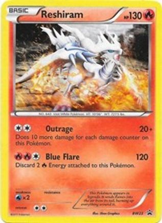 Reshiram - BW23 (BW23) [Black and White Promos] Holofoil