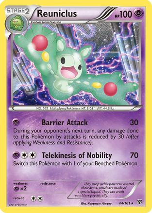 Reuniclus (44) [Plasma Blast] Reverse Holofoil