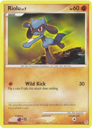 Riolu (61) [Diamond and Pearl] Reverse Holofoil