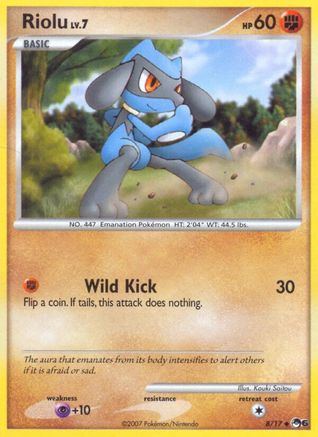 Riolu (8) [POP Series 6] Holofoil