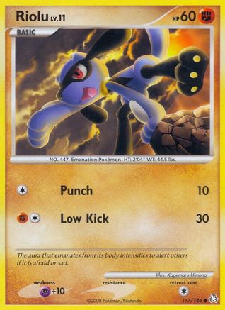 Riolu (117) [Legends Awakened] Reverse Holofoil