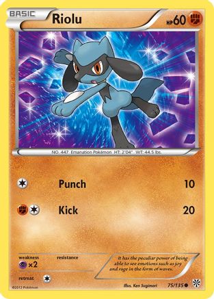 Riolu (75) (75) [Plasma Storm] Reverse Holofoil