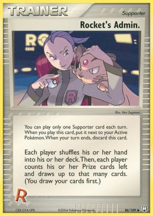 Rocket's Admin. (86) [Team Rocket Returns] Reverse Holofoil