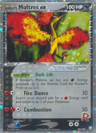 Rocket's Moltres ex (100) [Team Rocket Returns]